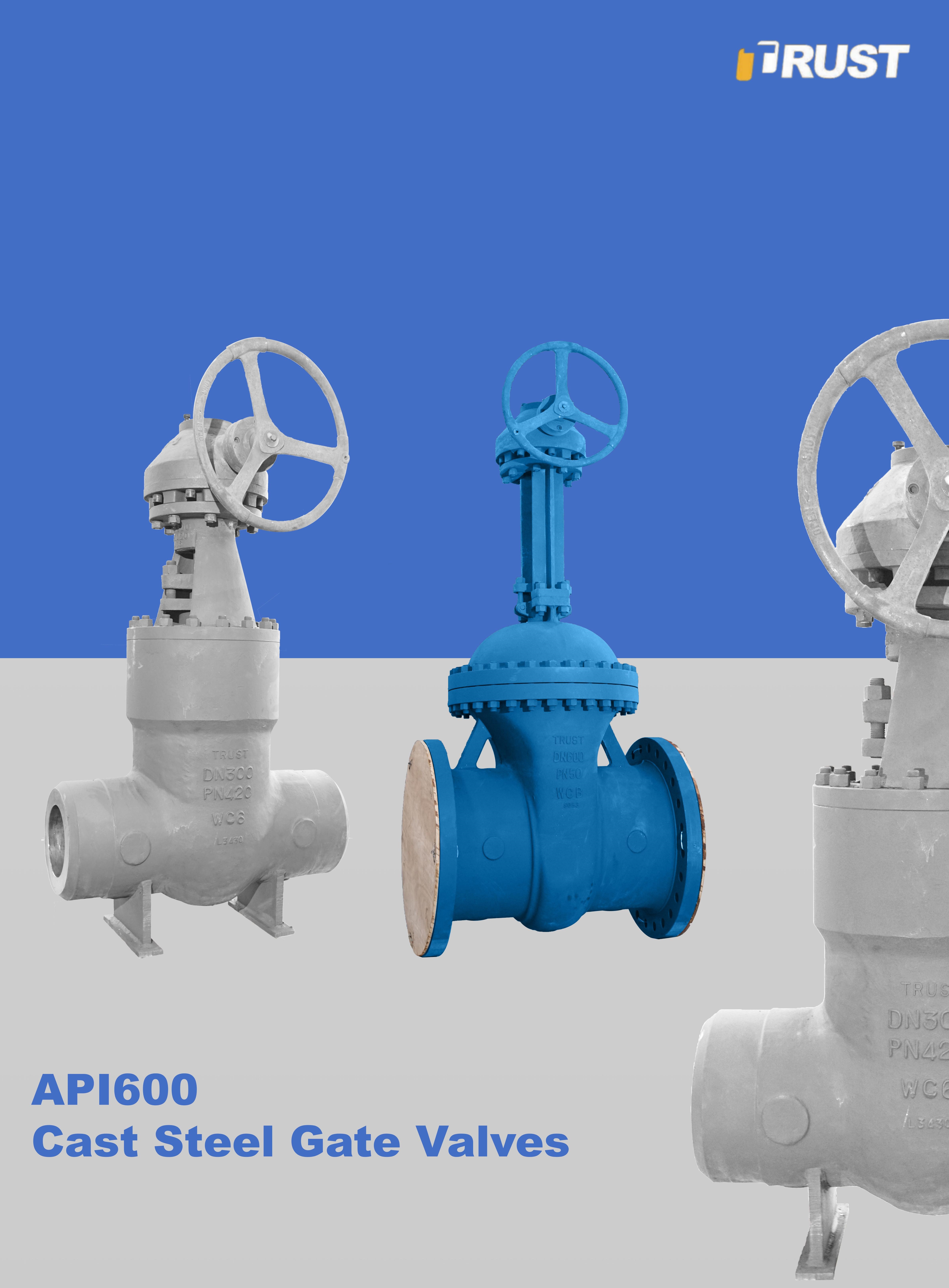 شیرهای دروازهای فولادی ریختهگری شده