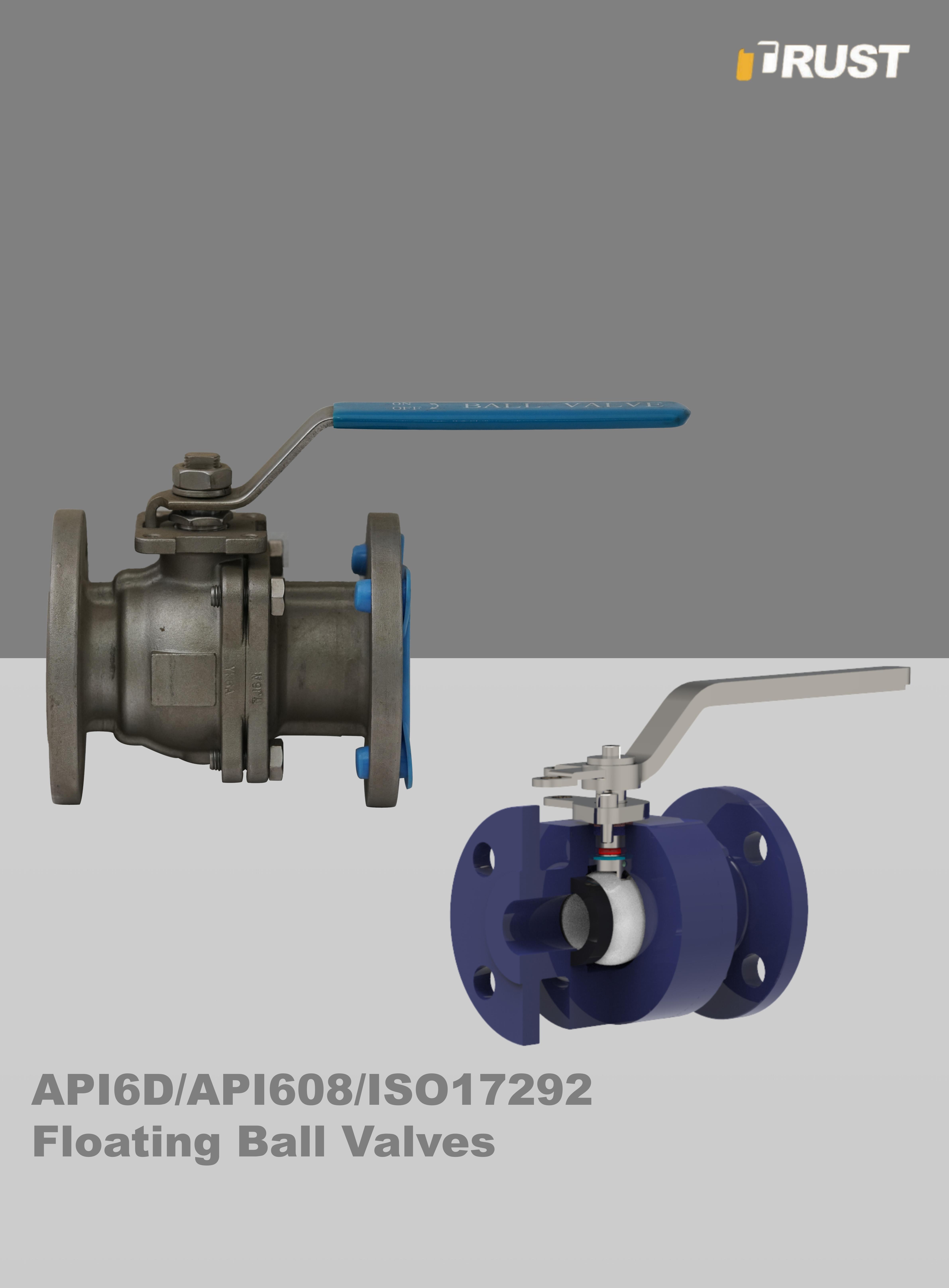 شیرهای توپی شناور با سیت نرم